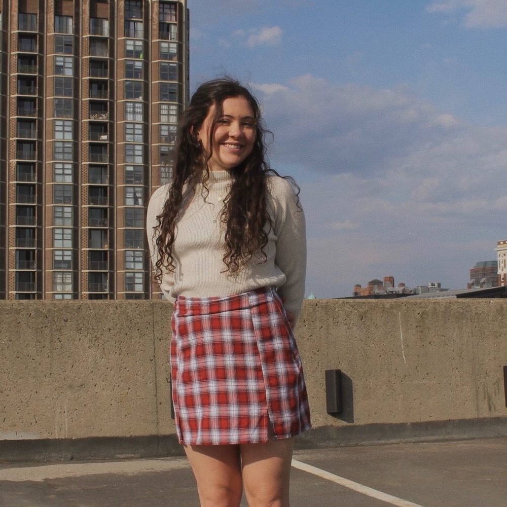 Red Plaid Skirt